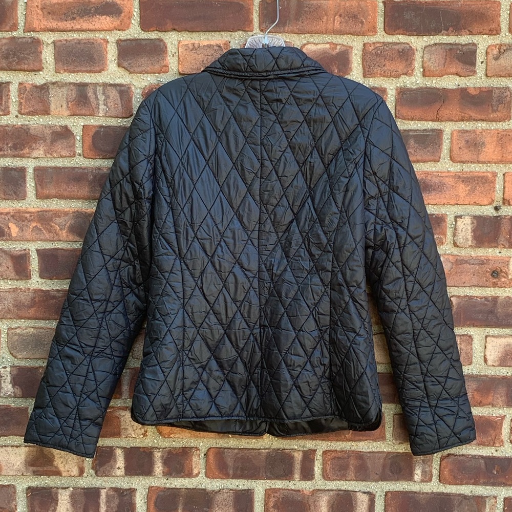 HP✨ Michael Kors Black Quilted Button Up Jacket - Picture 3 of 5